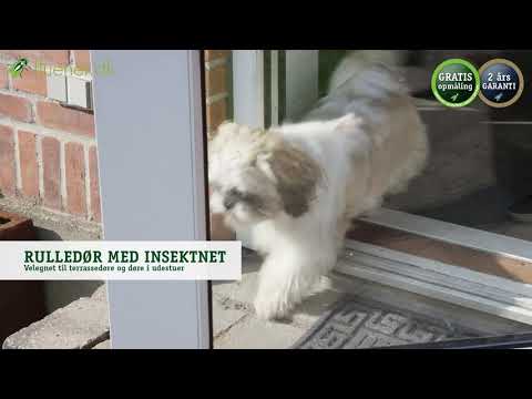 Rulledør med Insektnet - Velegnet til terrassedøre og døre i udestuer