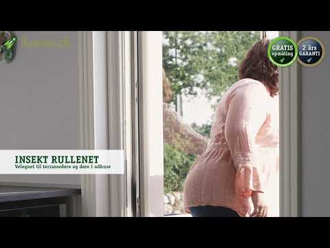 Insekt rullenet - Velegnet til terrassedøre og døre i udestuer