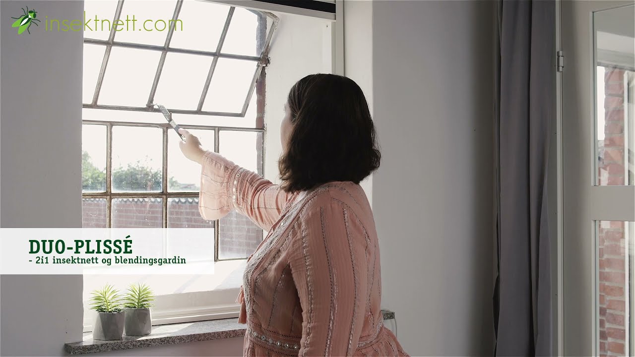 DUO-Plissé med insektnett