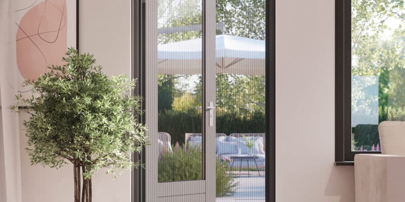 Dörr med pollennät